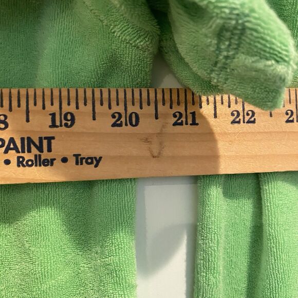 Quacker Factory Top Women XS Green Terry Cloth Dragonfly Beaded Embroidered - Picture 6 of 9